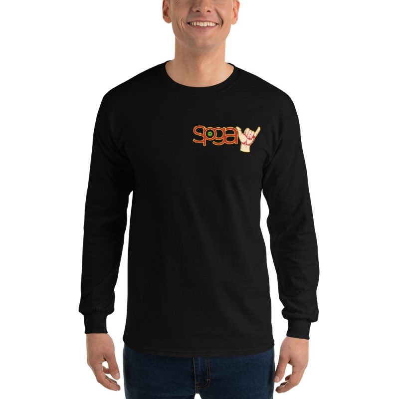 Rasta Man Men’s Long Sleeve Shirt - Image 4