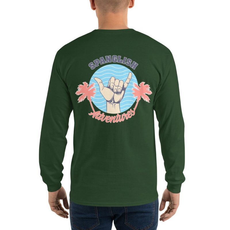 Blue Sky Men’s Long Sleeve Shirt - Image 11