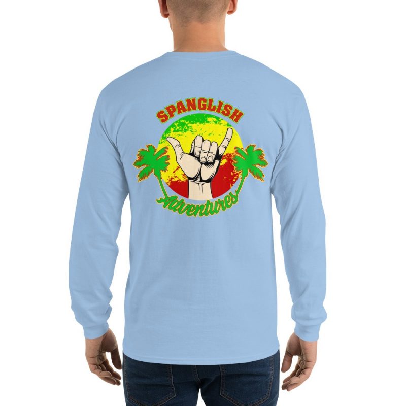 Rasta Man Men’s Long Sleeve Shirt - Image 23
