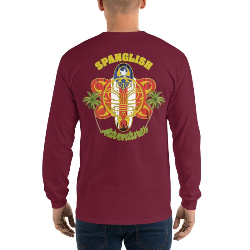 Taino Men’s Long Sleeve Shirt - Image 9