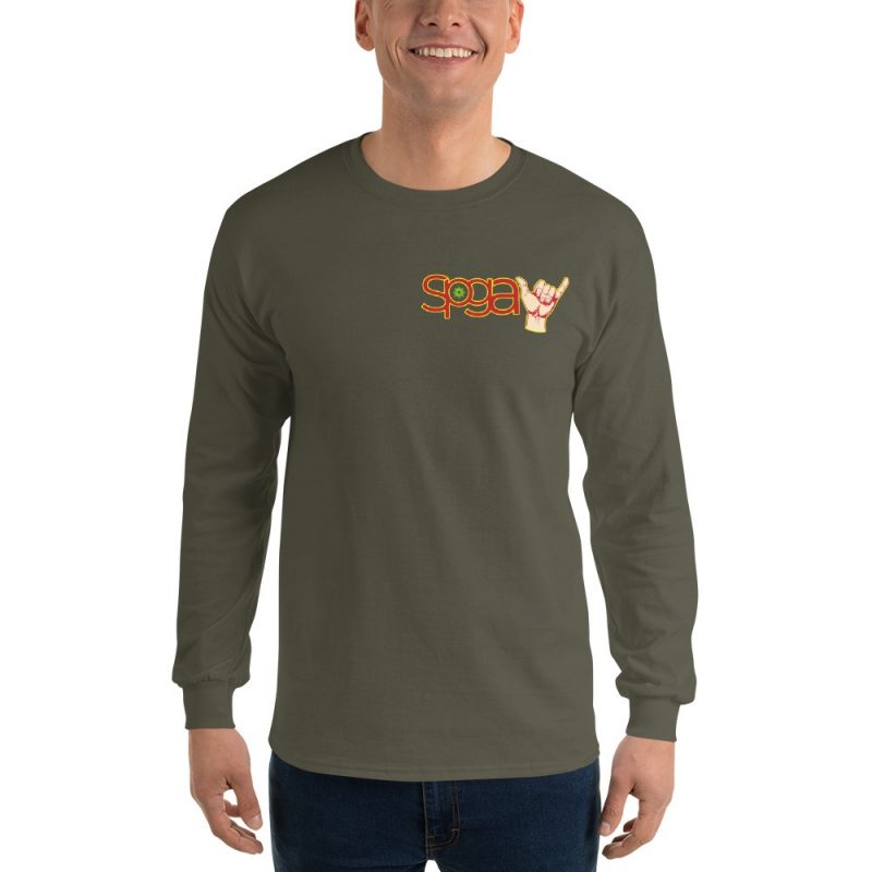 Rasta Man Men’s Long Sleeve Shirt - Image 16