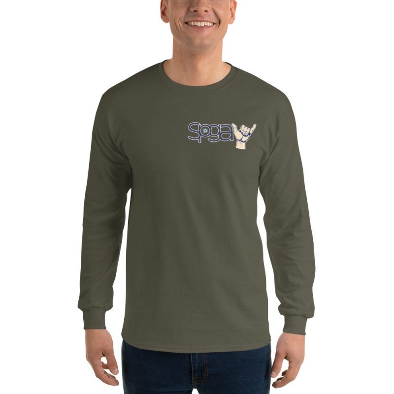 Blue Sky Men’s Long Sleeve Shirt - Image 16