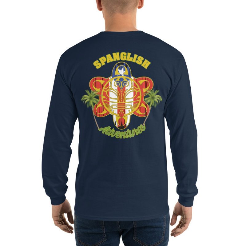 Taino Men’s Long Sleeve Shirt - Image 7
