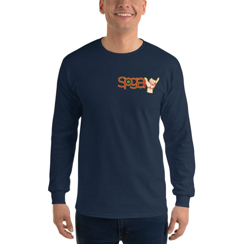Rasta Man Men’s Long Sleeve Shirt - Image 6