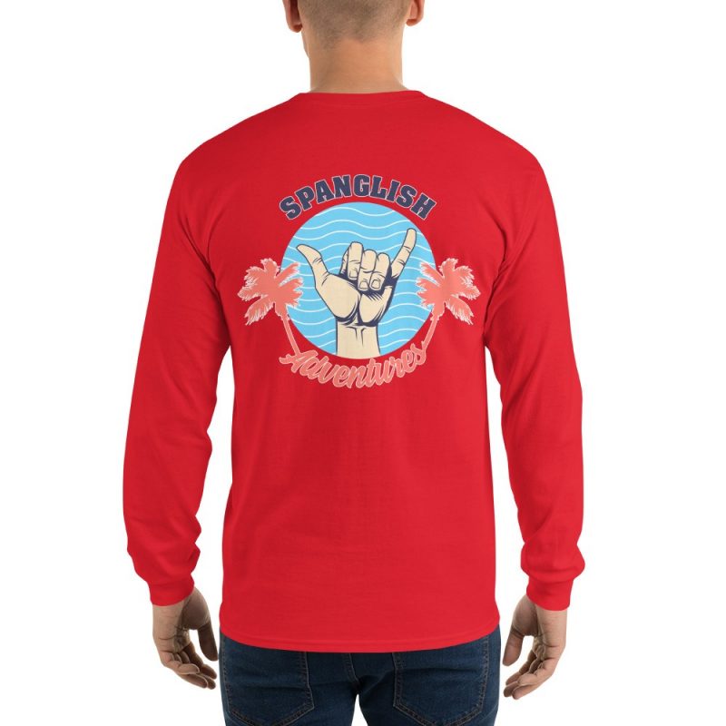 Blue Sky Men’s Long Sleeve Shirt - Image 13