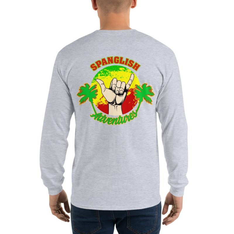 Rasta Man Men’s Long Sleeve Shirt - Image 21