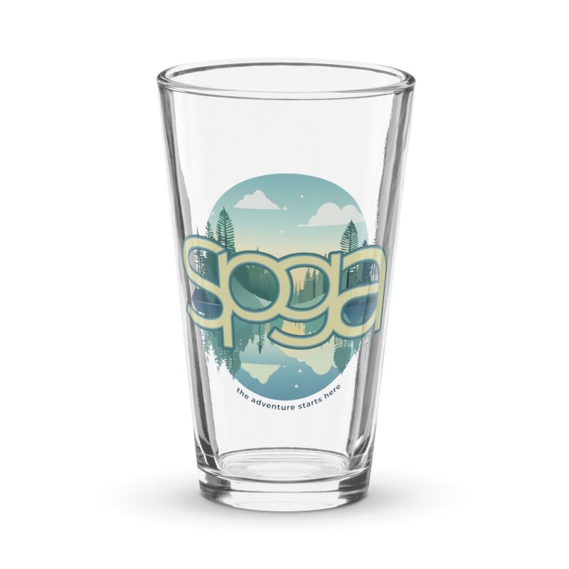 El Pacifico Shaker pint glass