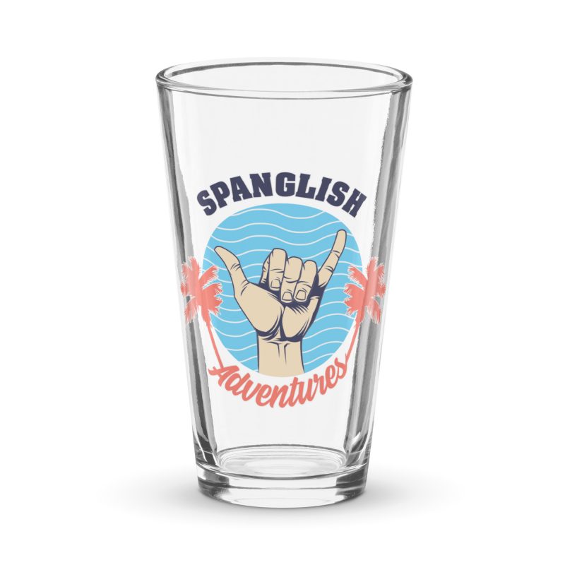 Blue Sky Shaker pint glass