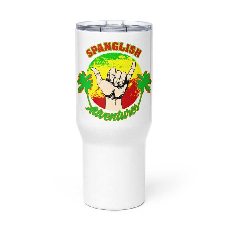 Rasta Man Travel mug with a handle - Image 3