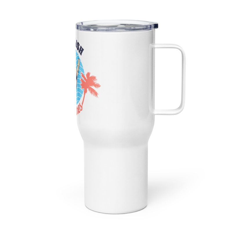 Blue Sky Travel mug with a handle - Image 4