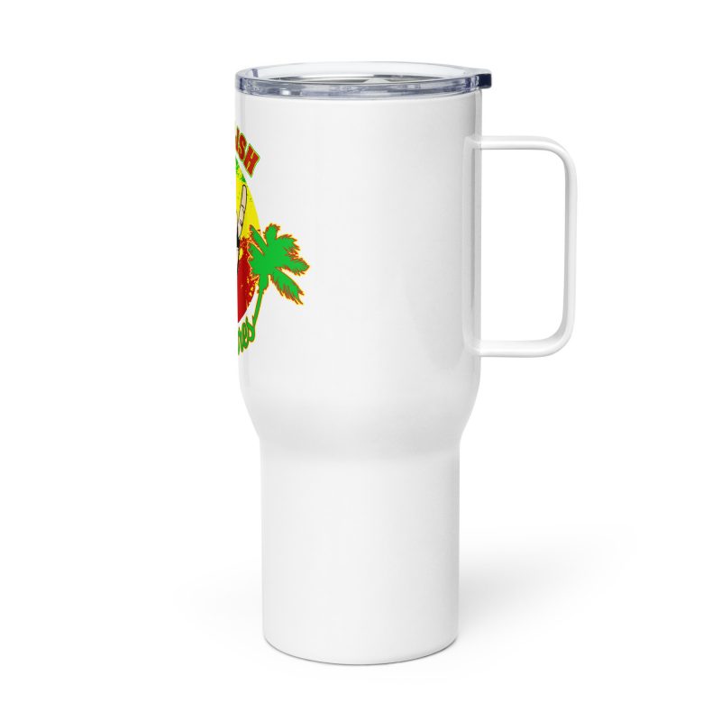 Rasta Man Travel mug with a handle - Image 4