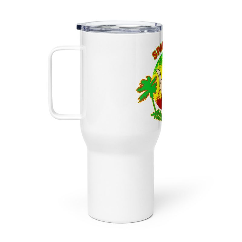 Rasta Man Travel mug with a handle - Image 2