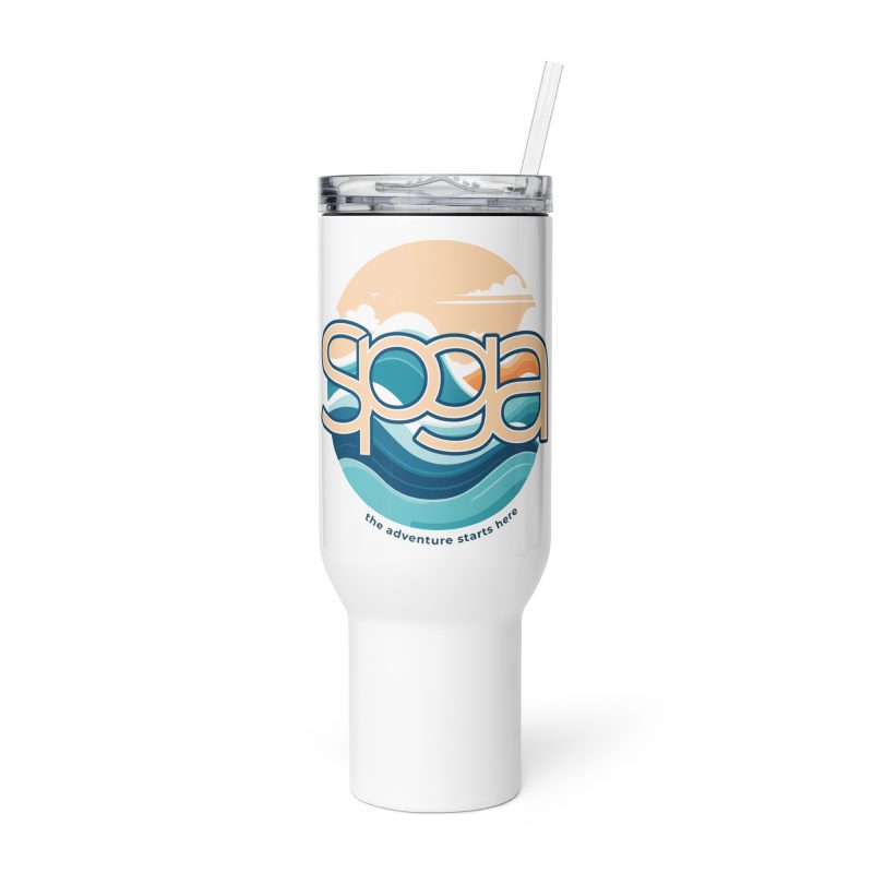 Ocean Park Travel mug with a handle