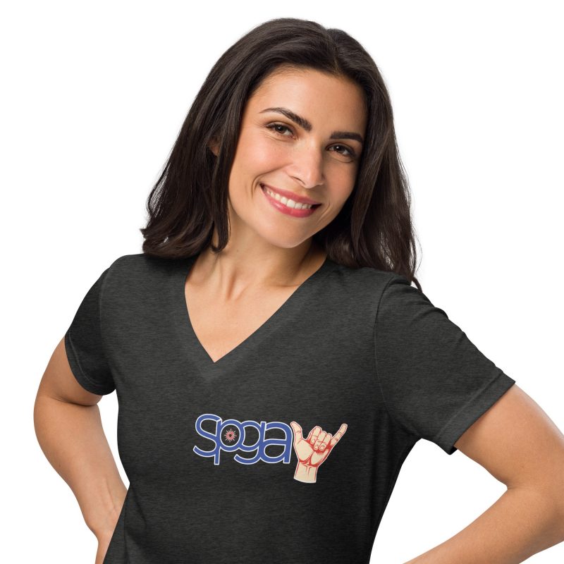 Taino Women’s relaxed v-neck t-shirt - Image 6