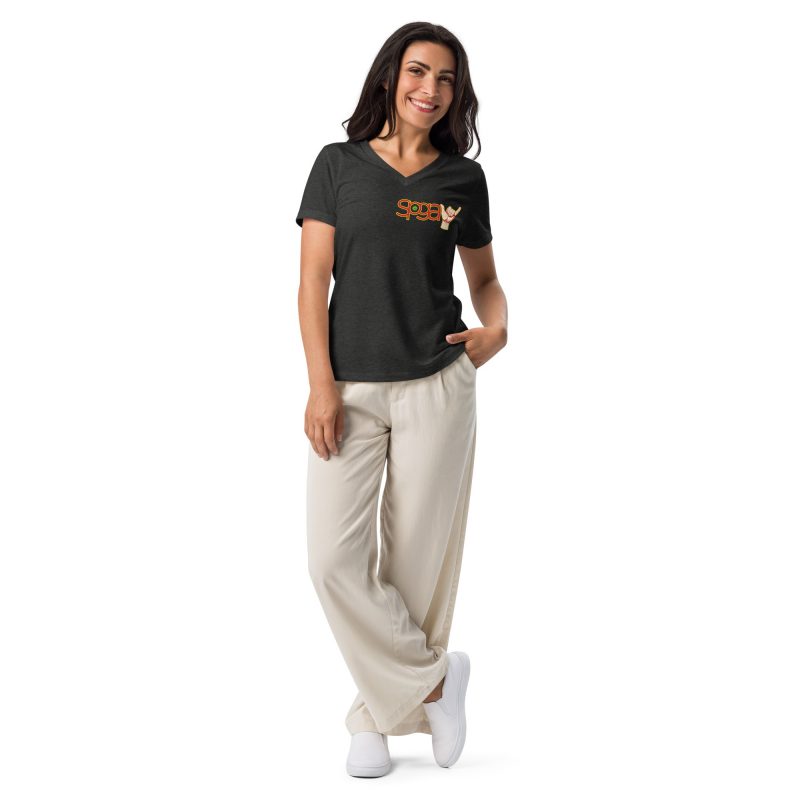 Rasta Man Women’s relaxed v-neck t-shirt - Image 6