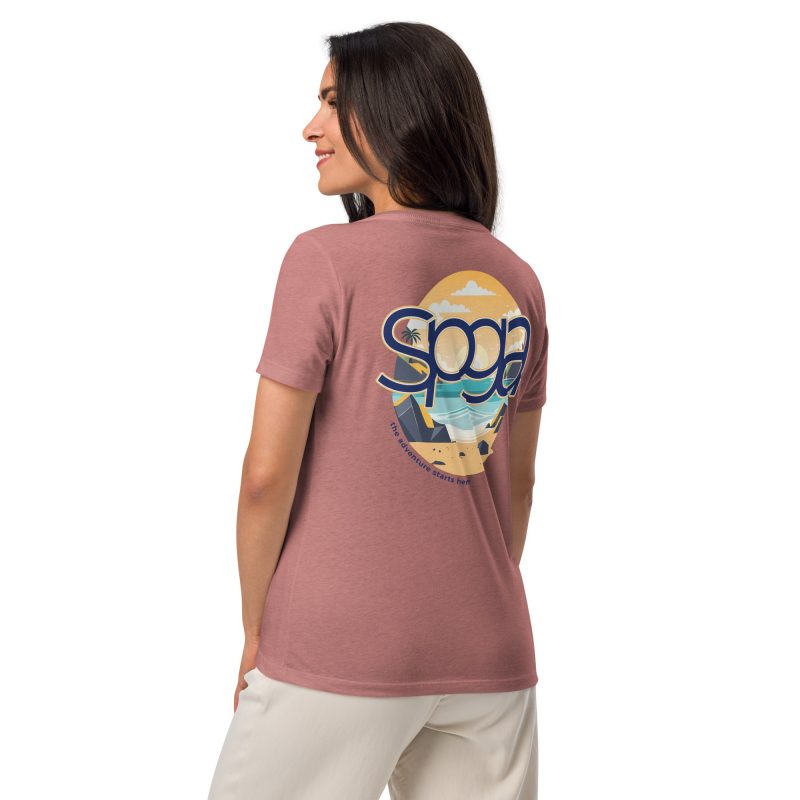 La Piedra Women’s relaxed v-neck t-shirt - Image 4