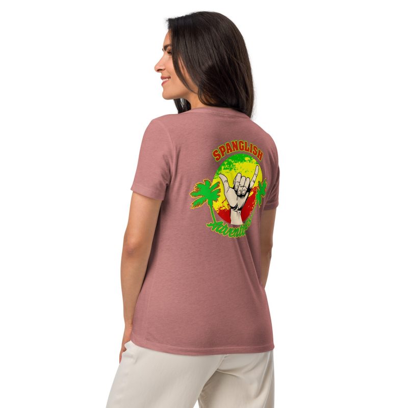 Rasta Man Women’s relaxed v-neck t-shirt - Image 10