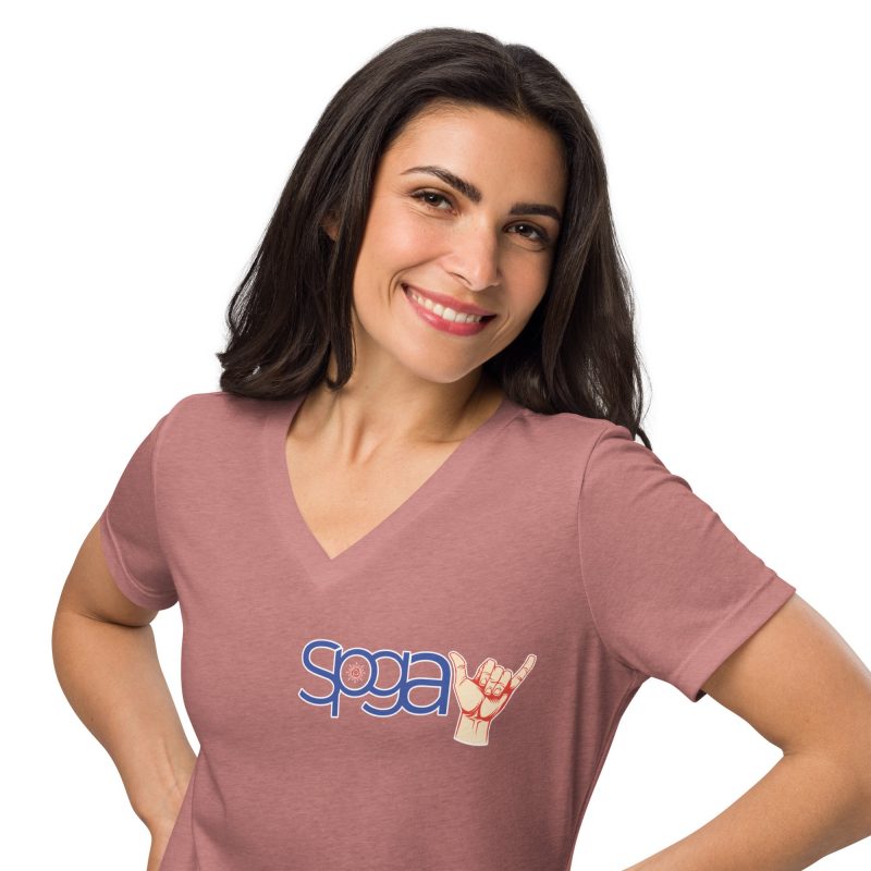 Taino Women’s relaxed v-neck t-shirt - Image 10
