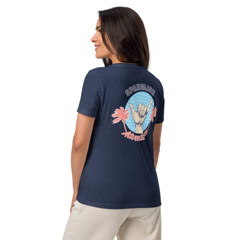 Blue Sky Women’s relaxed v-neck t-shirt - Image 11