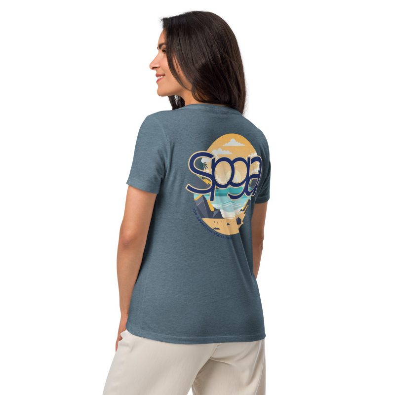 La Piedra Women’s relaxed v-neck t-shirt - Image 3