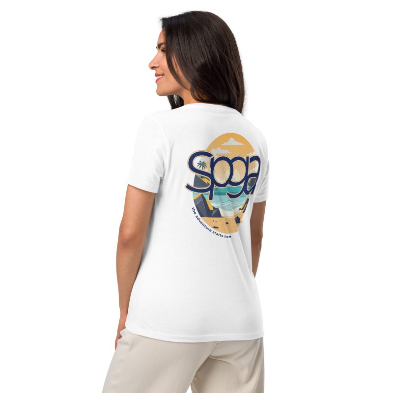 La Piedra Women’s relaxed v-neck t-shirt - Image 6