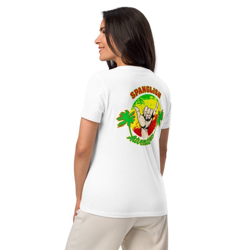 Rasta Man Women’s relaxed v-neck t-shirt - Image 12