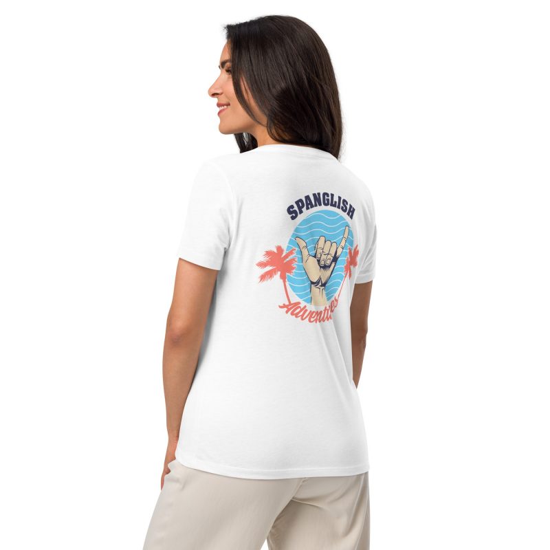 Blue Sky Women’s relaxed v-neck t-shirt - Image 6