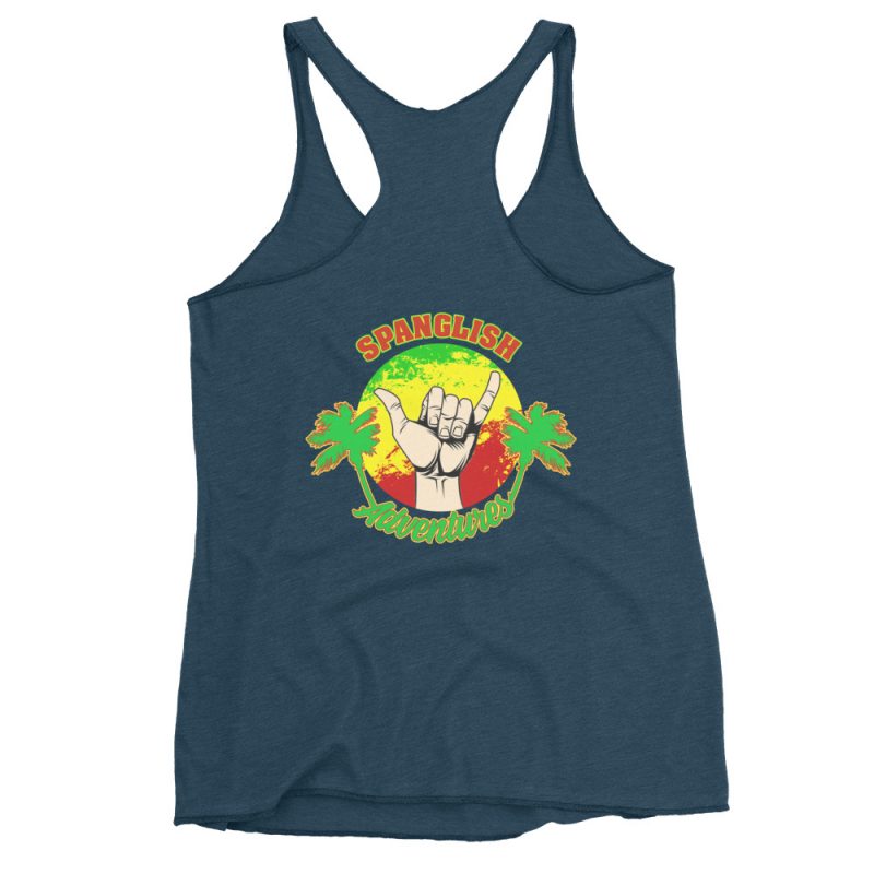Rasta Man Women's Racerback Tank - Image 7