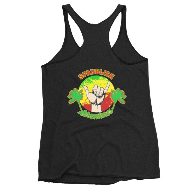 Rasta Man Women's Racerback Tank - Image 3