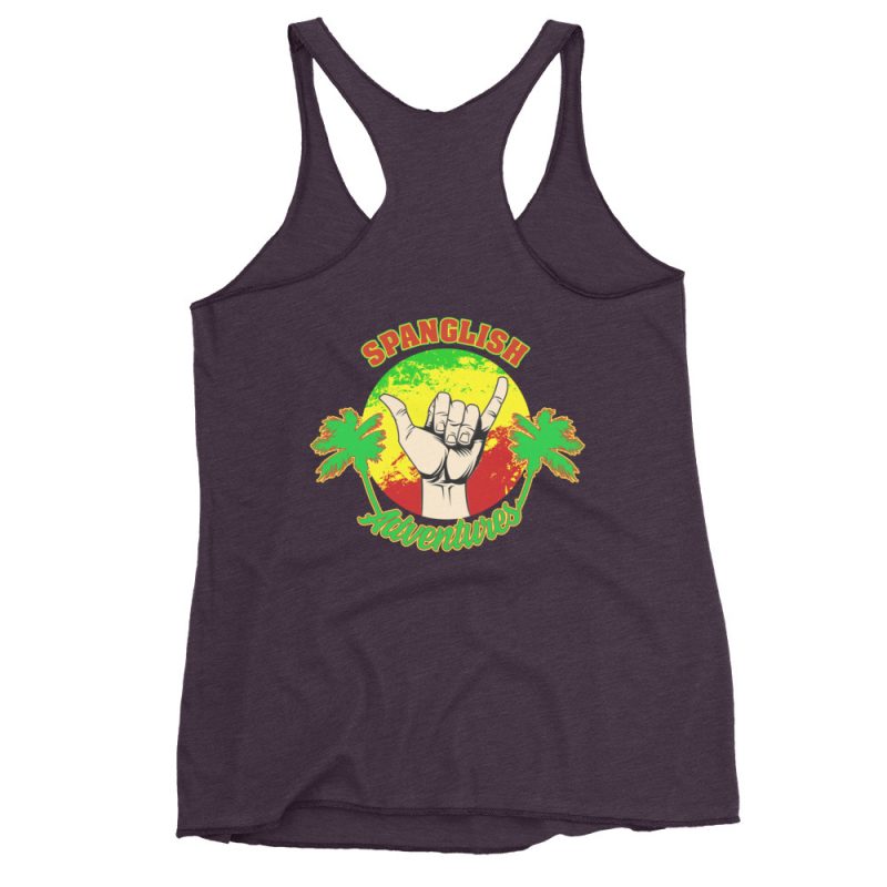 Rasta Man Women's Racerback Tank - Image 6