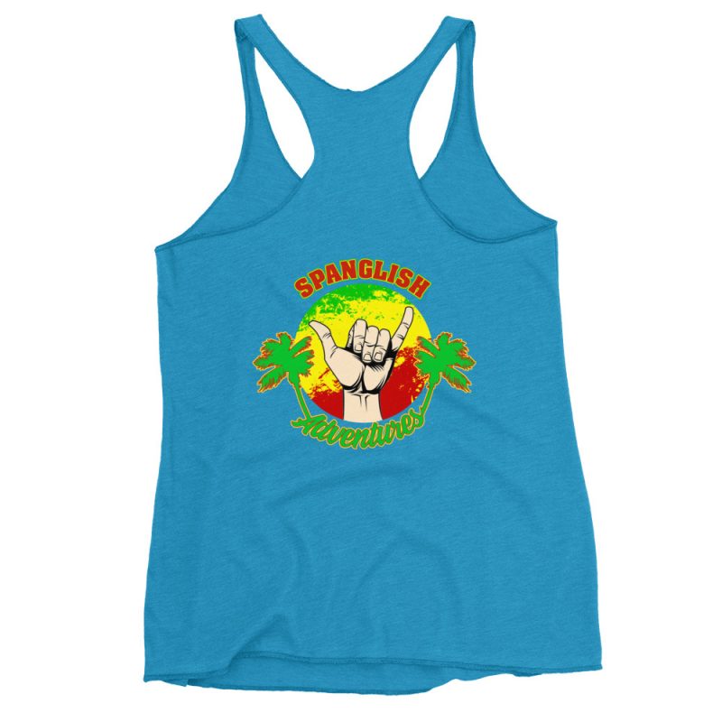 Rasta Man Women's Racerback Tank - Image 18
