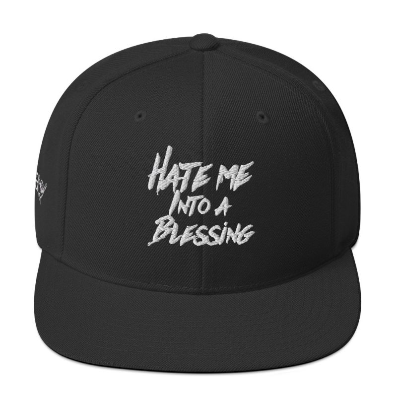 Hate me into a Blessing Snapback Hat - Image 3