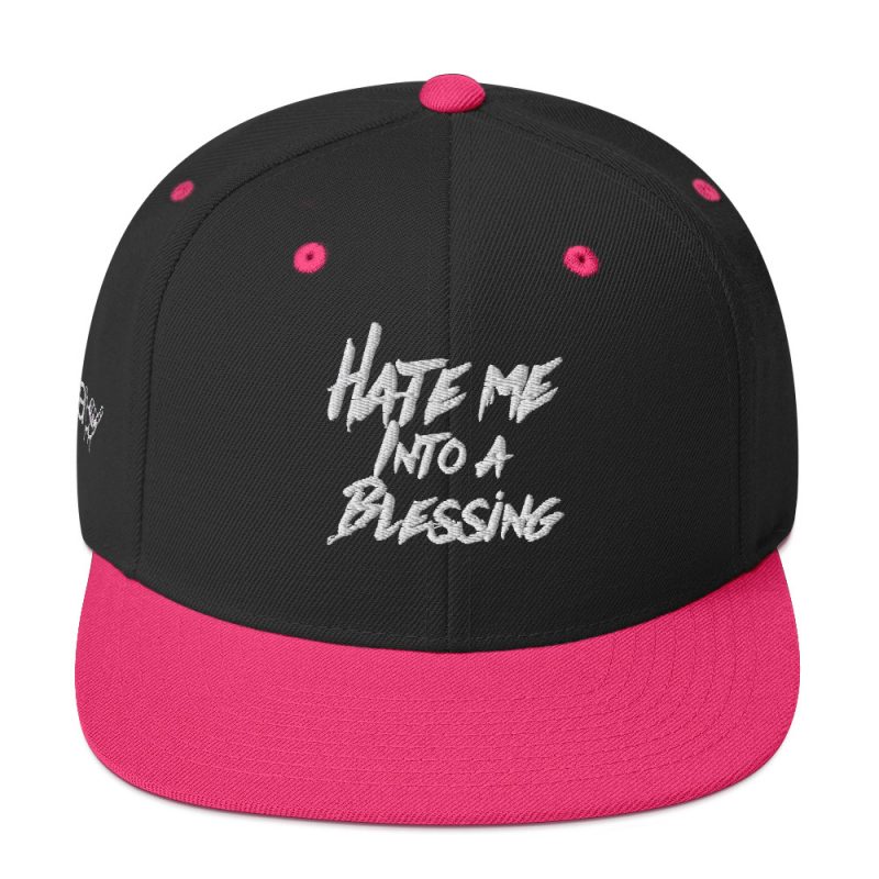 Hate me into a Blessing Snapback Hat - Image 7