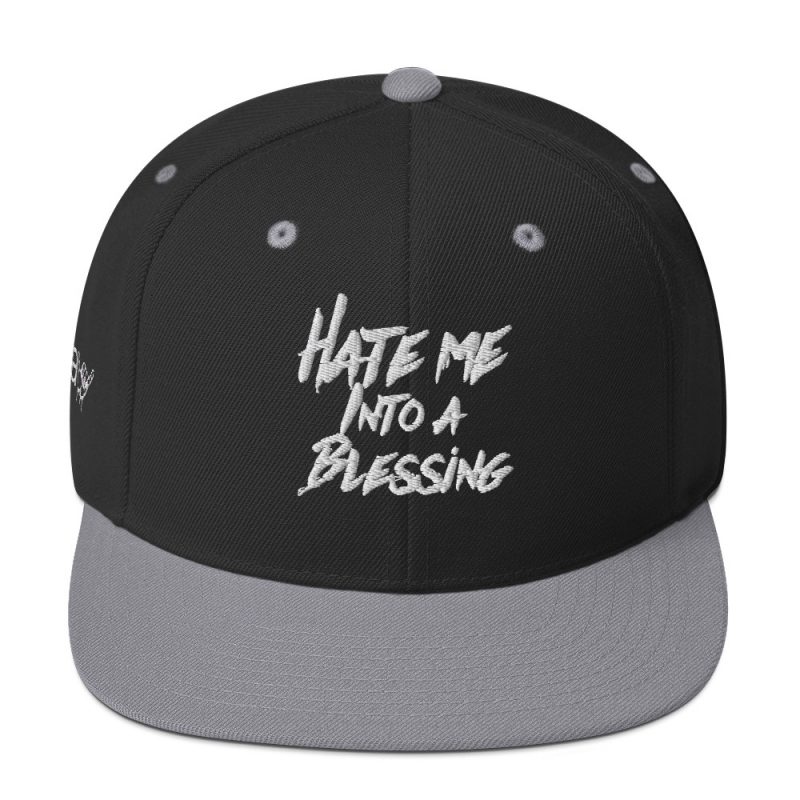 Hate me into a Blessing Snapback Hat - Image 11