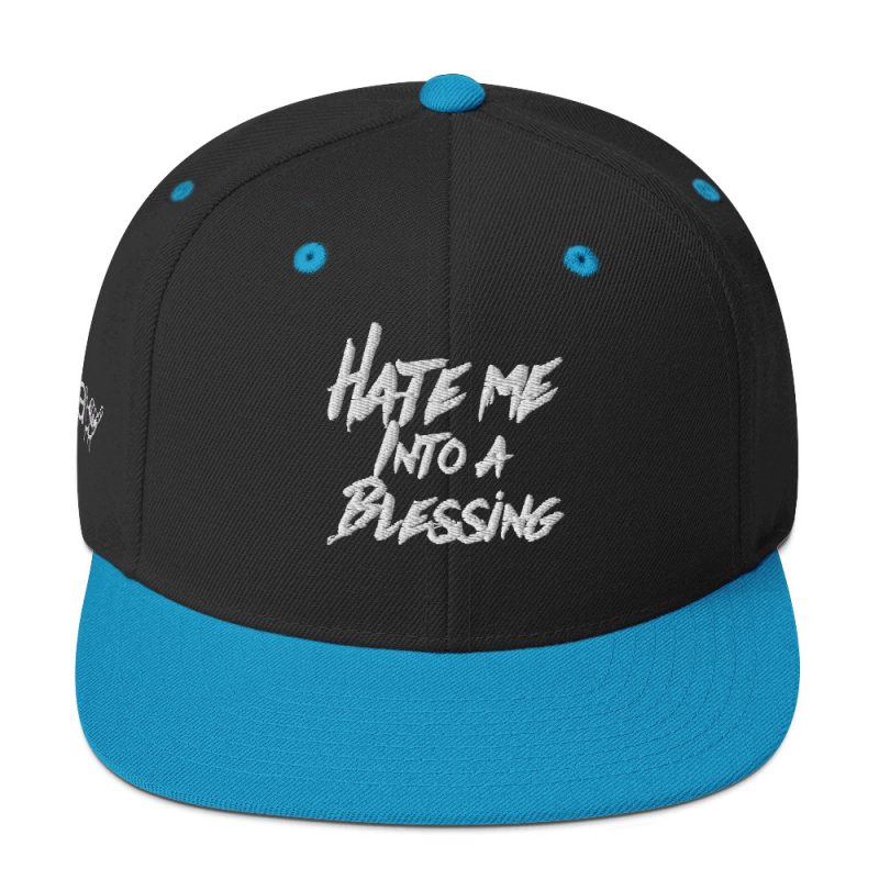 Hate me into a Blessing Snapback Hat - Image 9