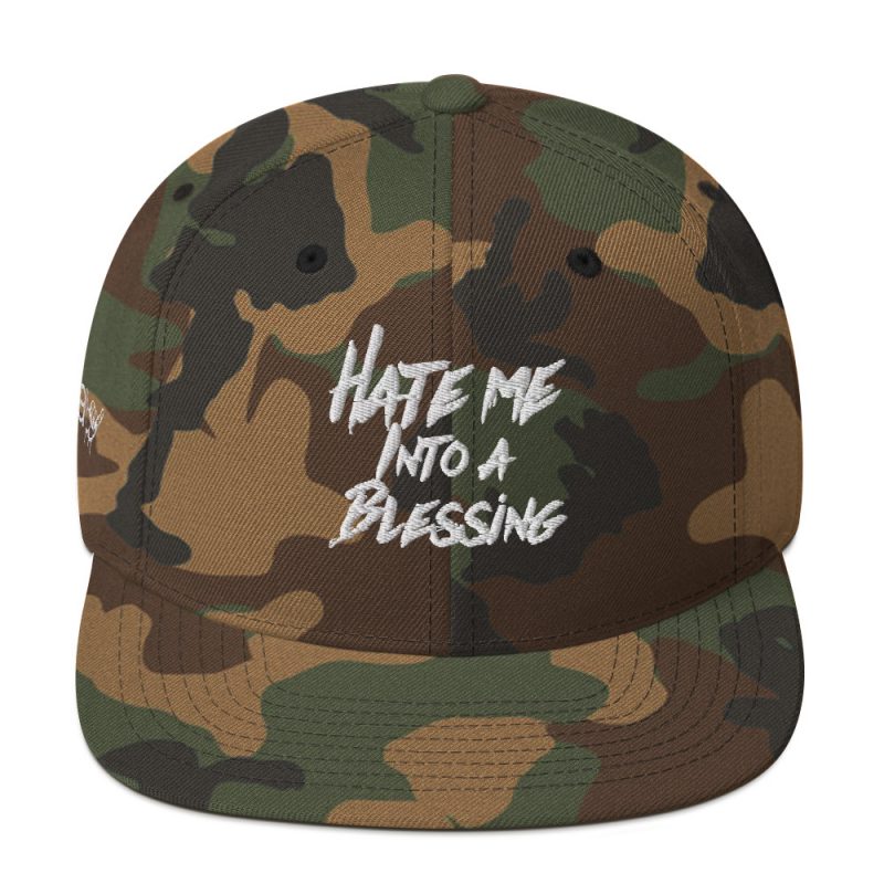 Hate me into a Blessing Snapback Hat - Image 25
