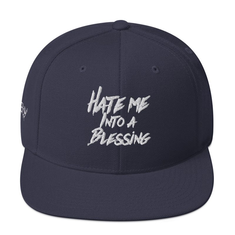 Hate me into a Blessing Snapback Hat - Image 17