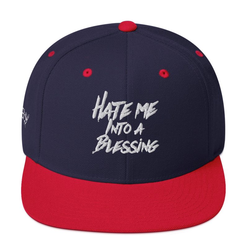 Hate me into a Blessing Snapback Hat - Image 19