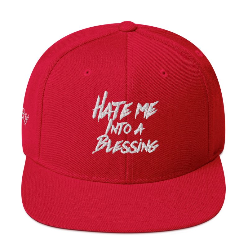 Hate me into a Blessing Snapback Hat - Image 23