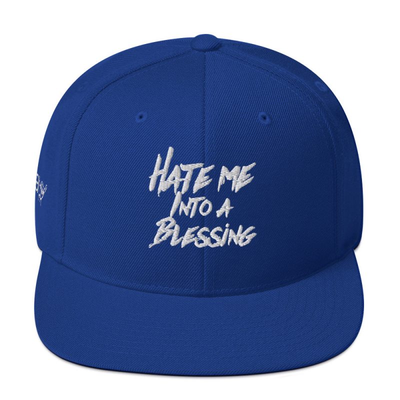 Hate me into a Blessing Snapback Hat - Image 15