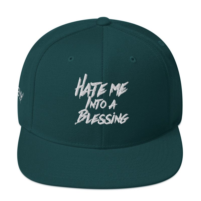 Hate me into a Blessing Snapback Hat - Image 21