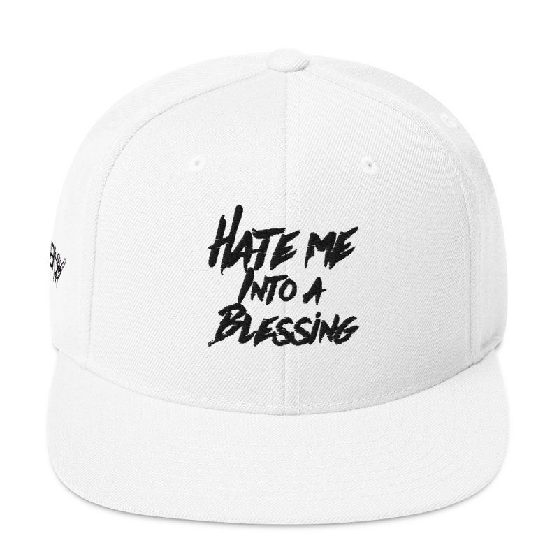 Hate me into a Blessing Snapback Hat - Image 7