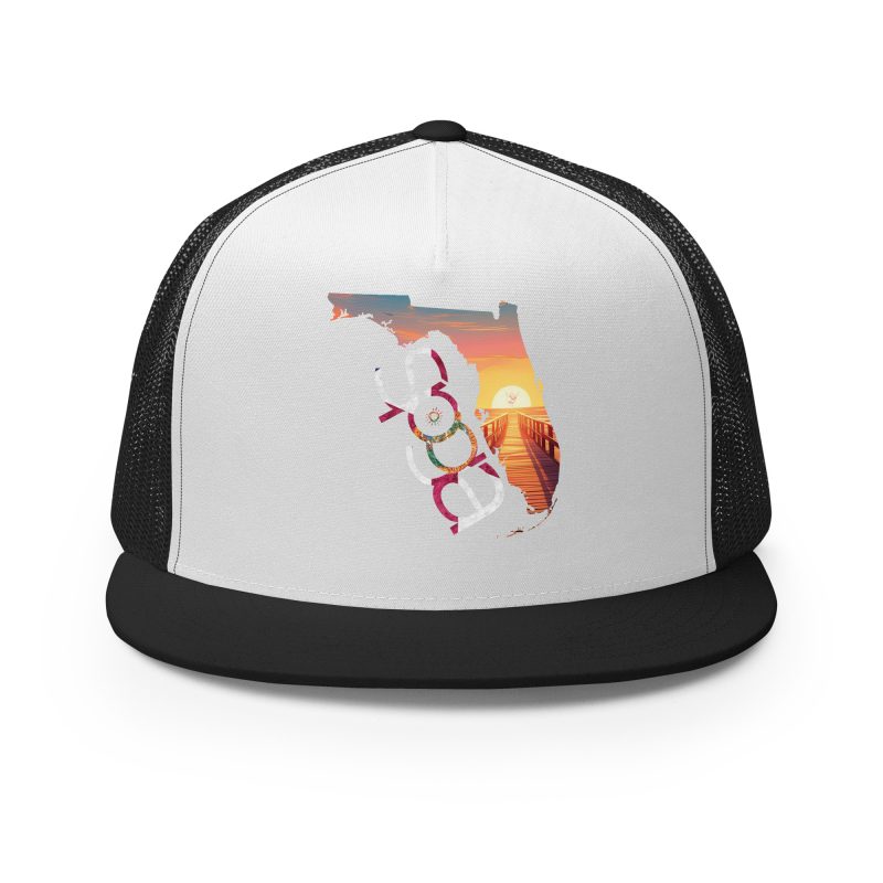 🧢 The Floridian Trucker Cap – Adjustable Florida Mesh Hat for Everyday Wear - Image 2