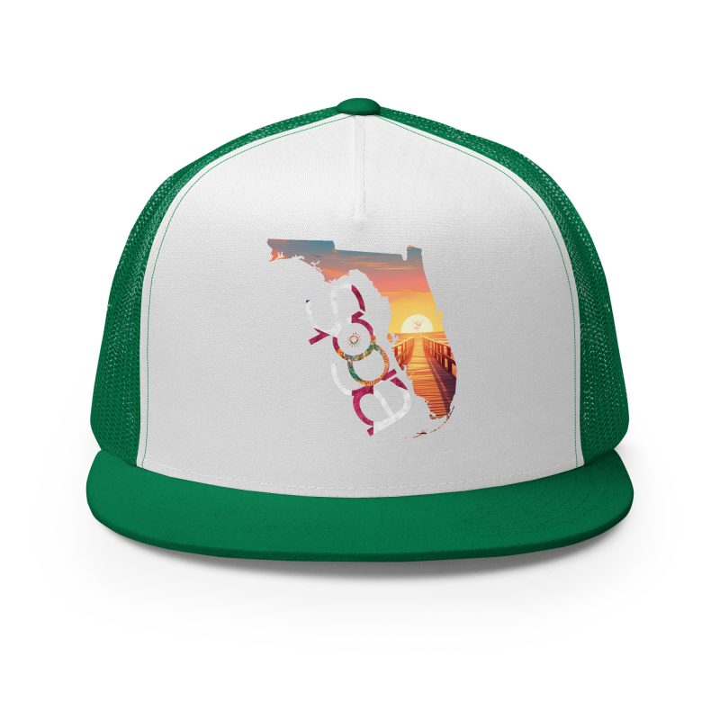 🧢 The Floridian Trucker Cap – Adjustable Florida Mesh Hat for Everyday Wear - Image 6