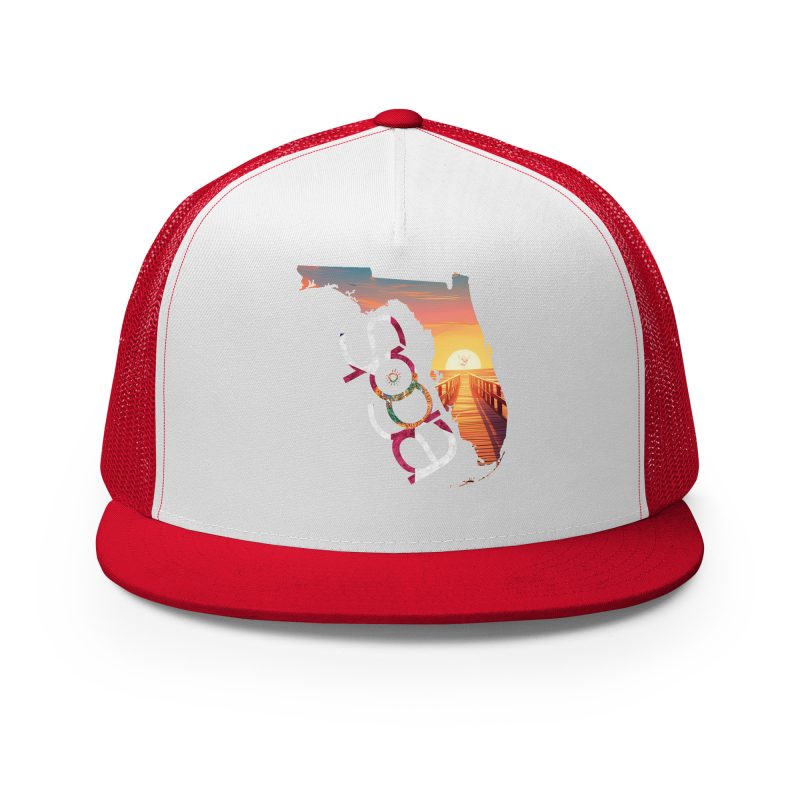 🧢 The Floridian Trucker Cap – Adjustable Florida Mesh Hat for Everyday Wear - Image 3
