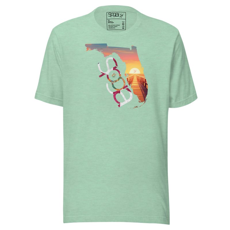 🌴 The Floridian Unisex T-Shirt – Comfortable Florida Graphic Tee for Everyday Wear